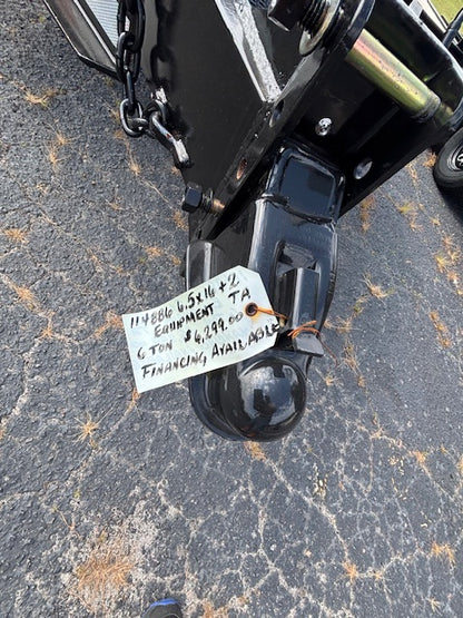 6.5x16+2 Equipment Trailer - 6 Ton